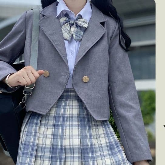 制服コスプレ 清楚学園風プリーツスカート制服ブレザー