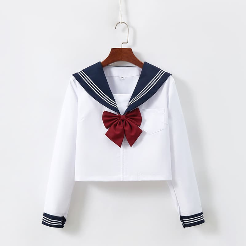 制服コスプレ 伝統的な学生風セーラー服上下セット