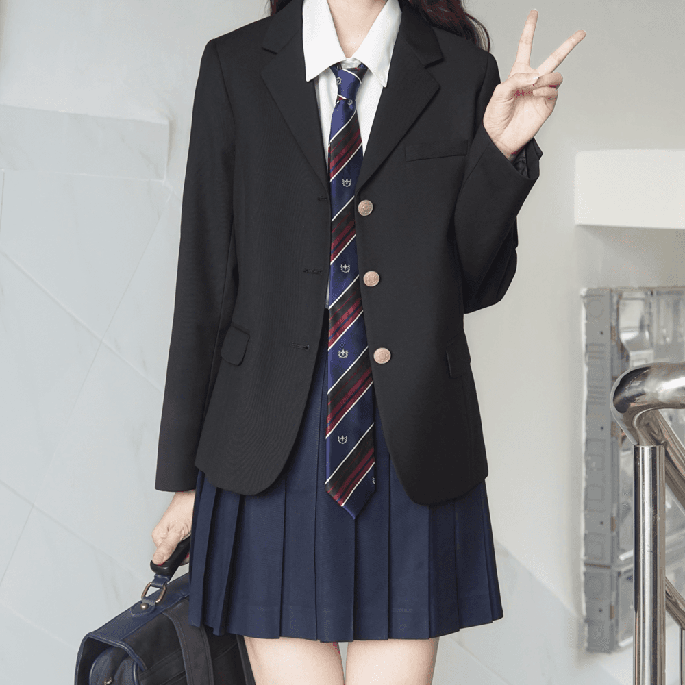 制服コスプレ 学園風ブレザー 金ボタン制服上着