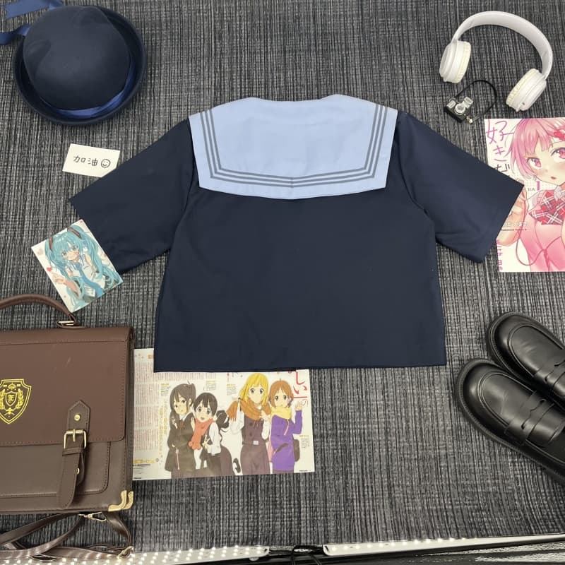 制服コスプレ 伝統的な学園風セーラー服制服