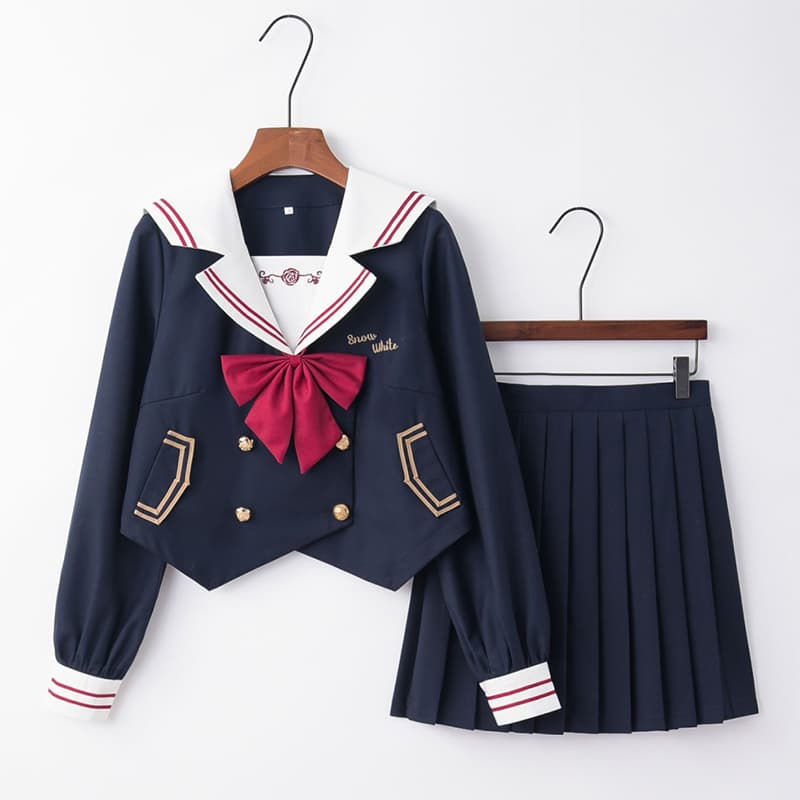 制服コスプレ 海風セーラー制服 学院風ツーピース
