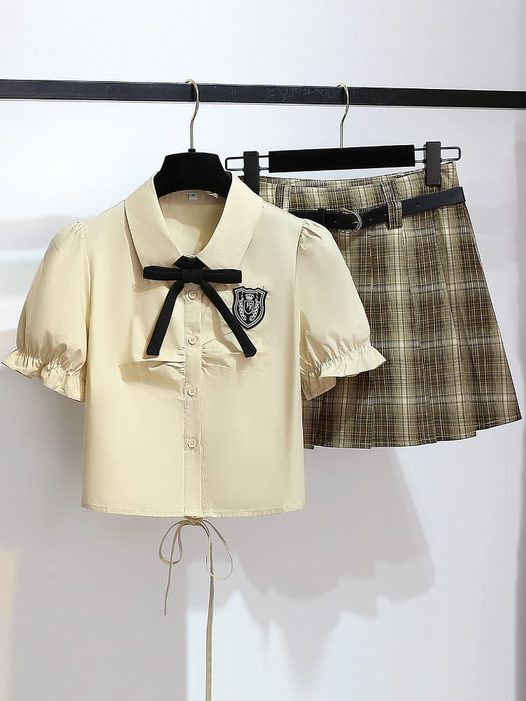 制服コスプレ 制服コスプレ 格式学園リボン付きセット