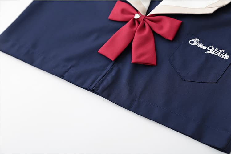 夏用　半袖 清純派セーラー学生服セット