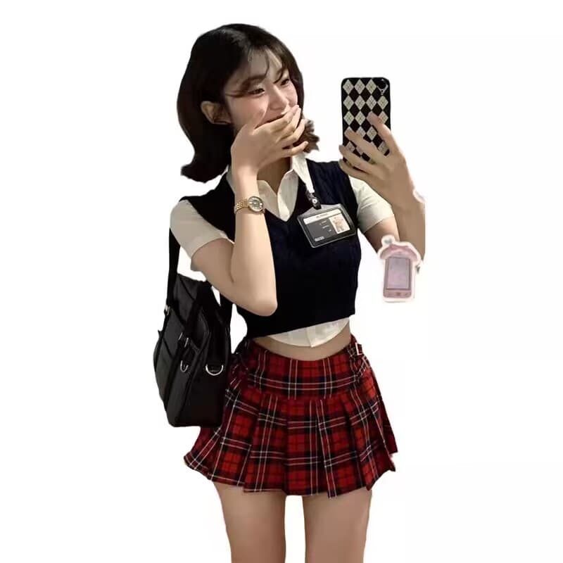 【韓国アイドル風】 ベスト制服セット