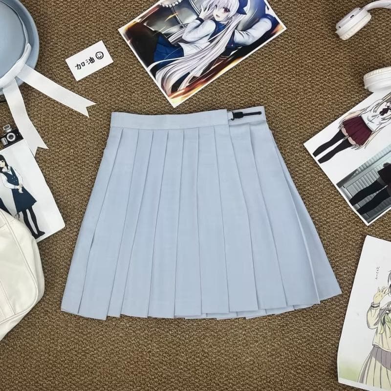 パステルブルー 夏服セーラー服セット