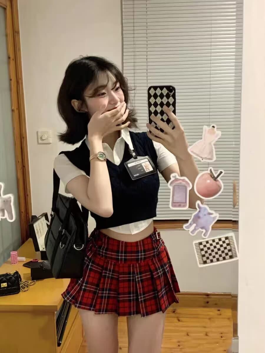 【韓国アイドル風】 ベスト制服セット
