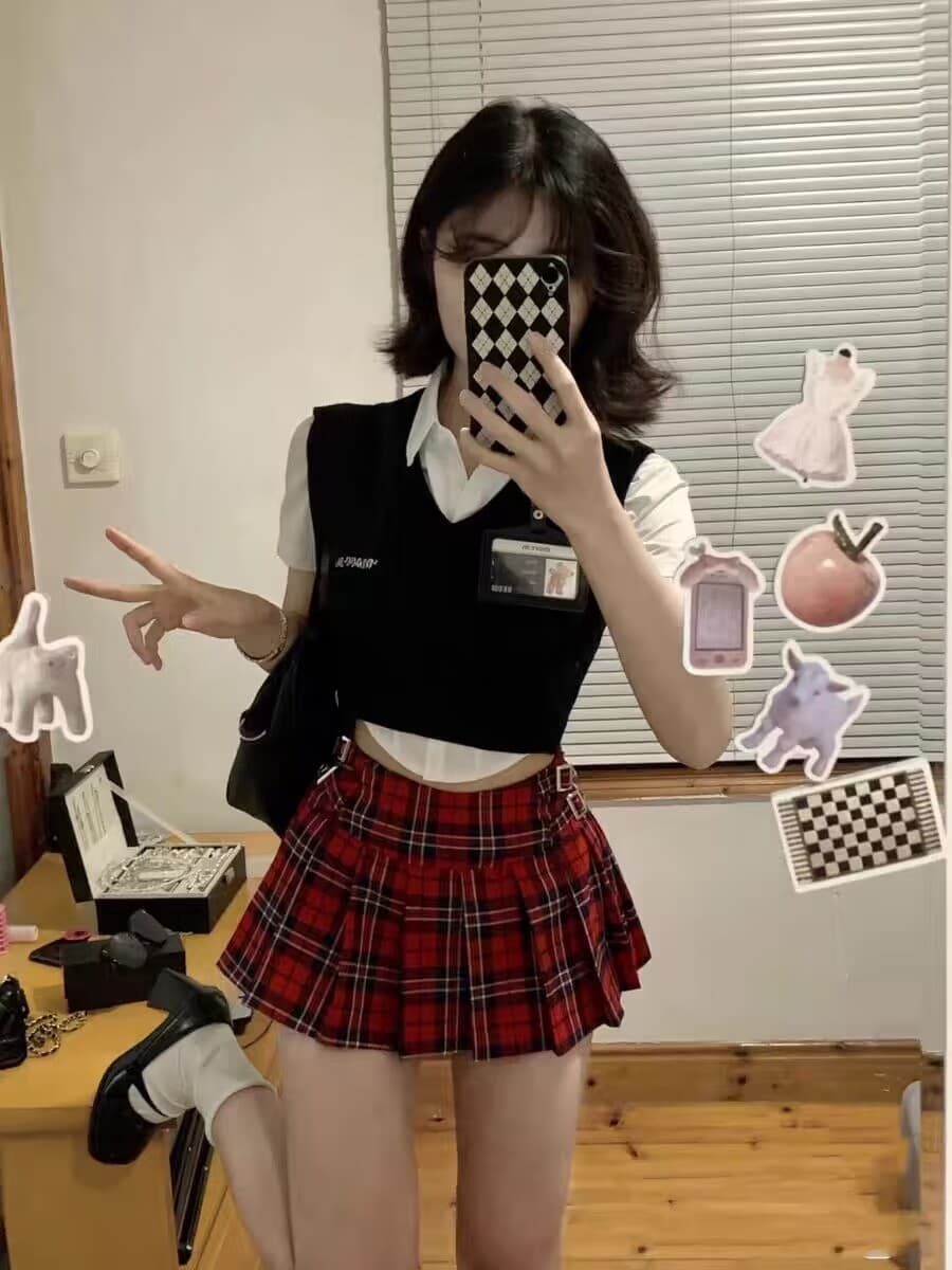 【韓国アイドル風】 ベスト制服セット