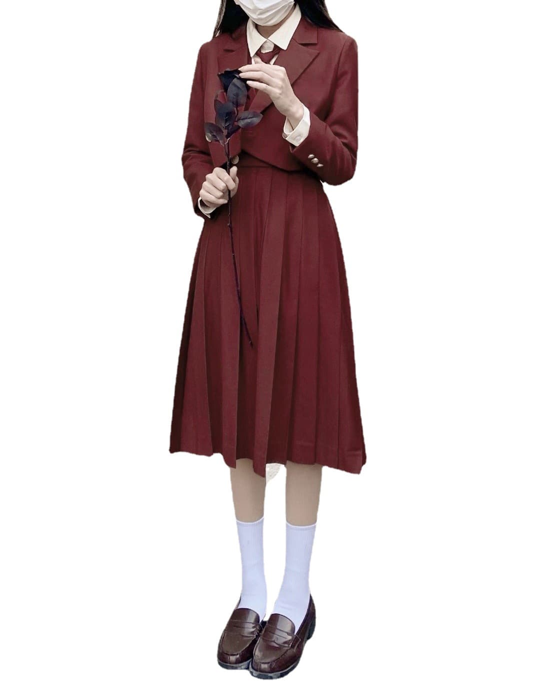 制服コスプレ 学生風レトロ制服ブレザーセット