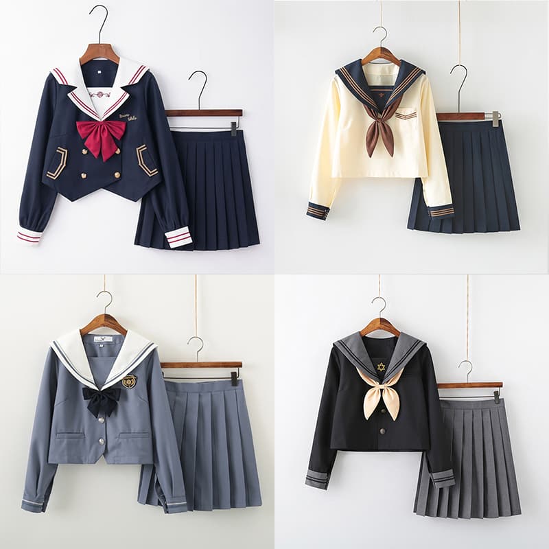 制服コスプレ 海風セーラー制服 学院風ツーピース