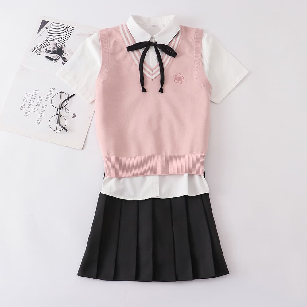 学生風　上品ブレザー制服上下セット