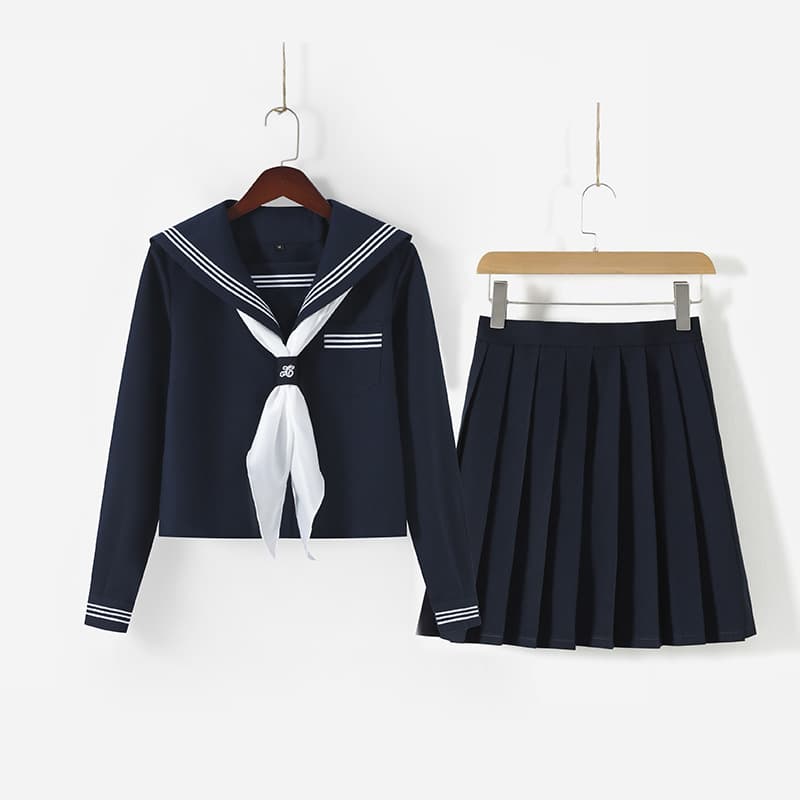制服コスプレ 清楚なマリン風学生セーラー服