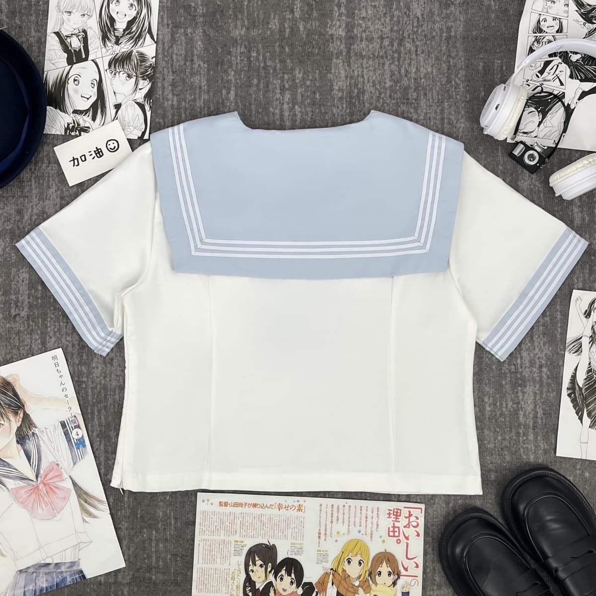 淡ブルー 夏空セーラー服セット