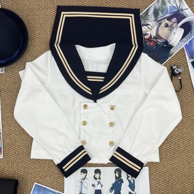 制服コスプレ 伝統風学生風セーラー服制服一式