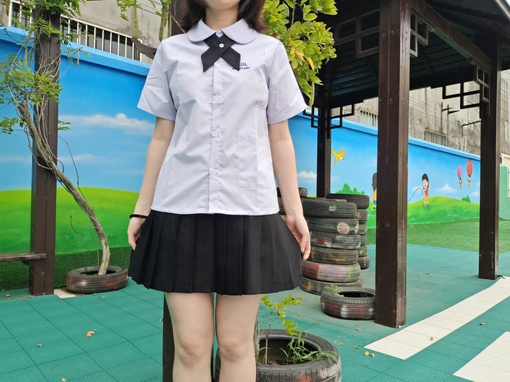 制服コスプレ 清楚リボン付きセーラー風制服セット