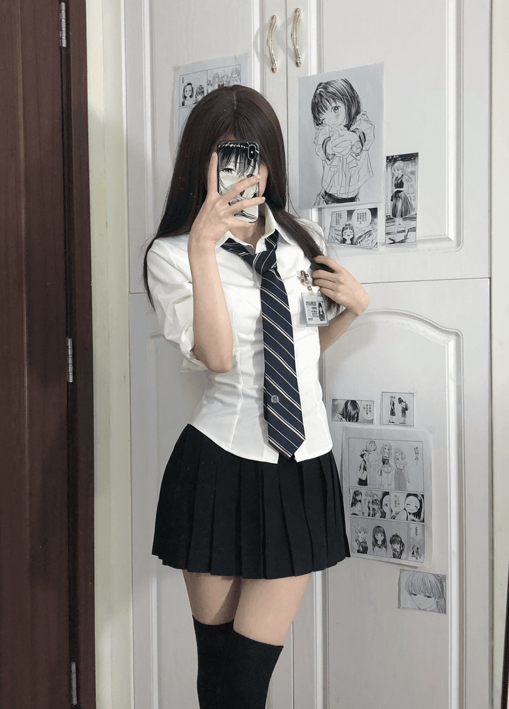 ネクタイスタイル 清楚系 学園風制服セット