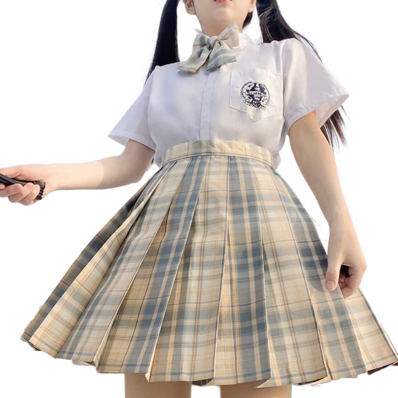 制服コスプレ 清楚プリーツスカート制服セット