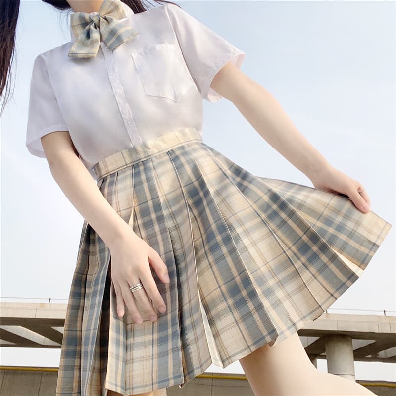 制服コスプレ 清楚プリーツスカート制服セット
