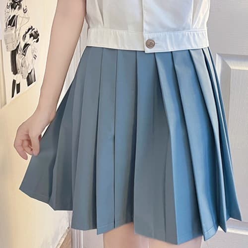 【清楚系】 リボン付き パステルセーラ服