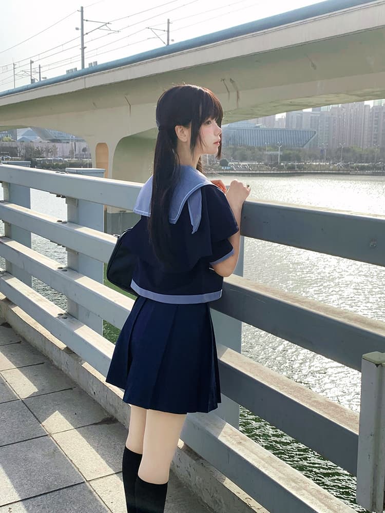 ブルー マリンセーラー制服セット
