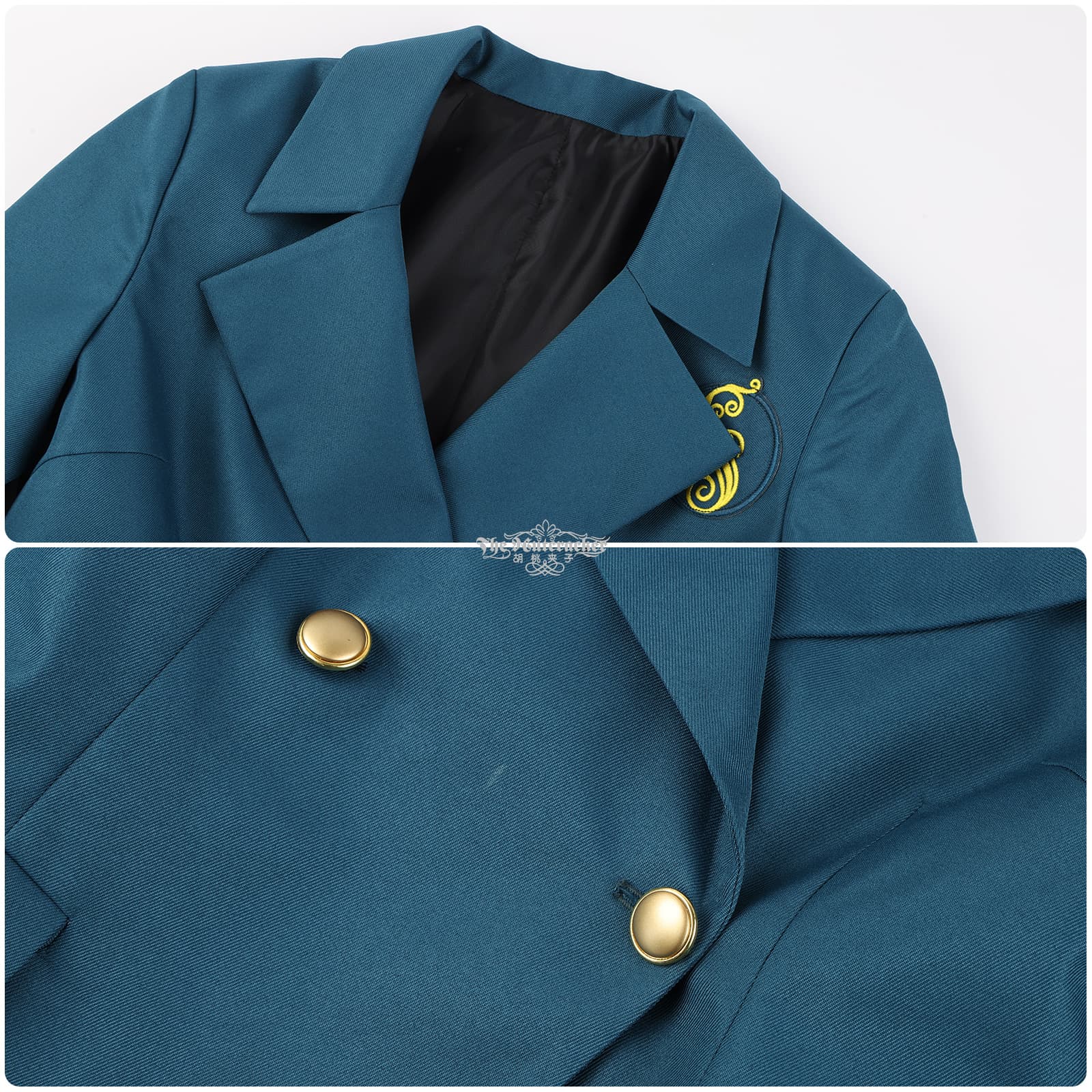 魔法学校風 制服コスプレセット ブルーグリーン