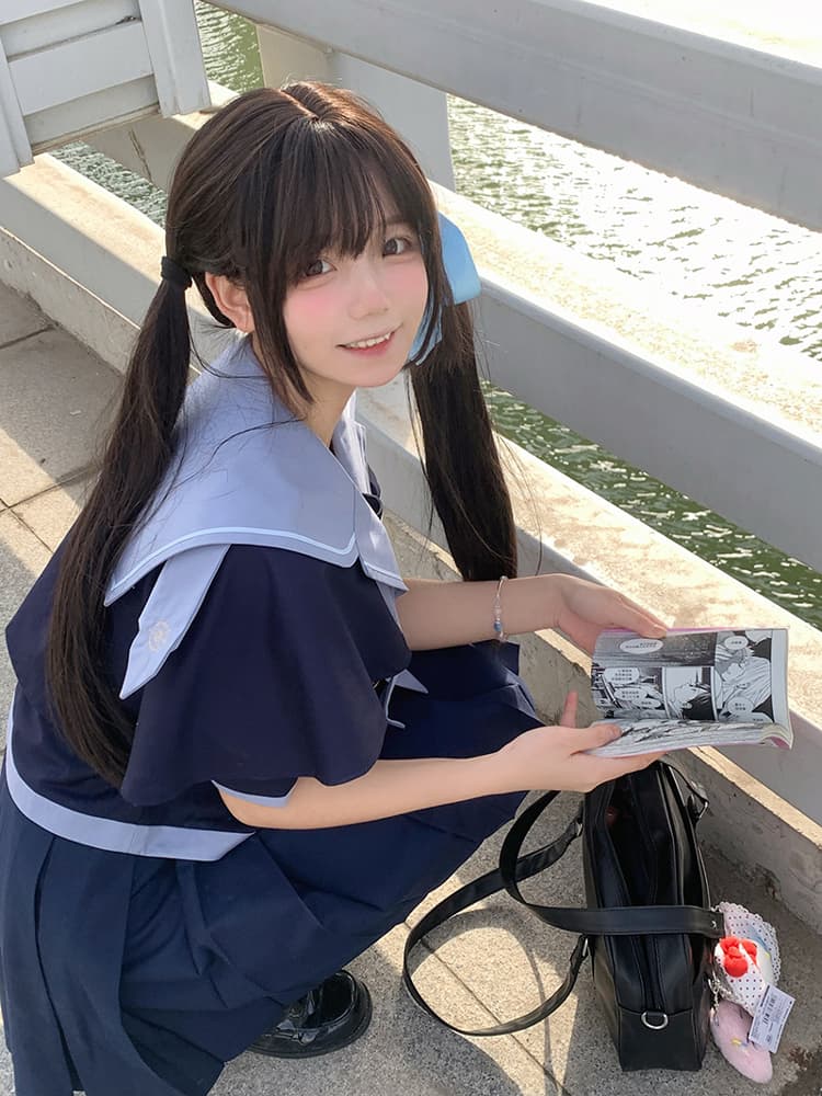 ブルー マリンセーラー制服セット