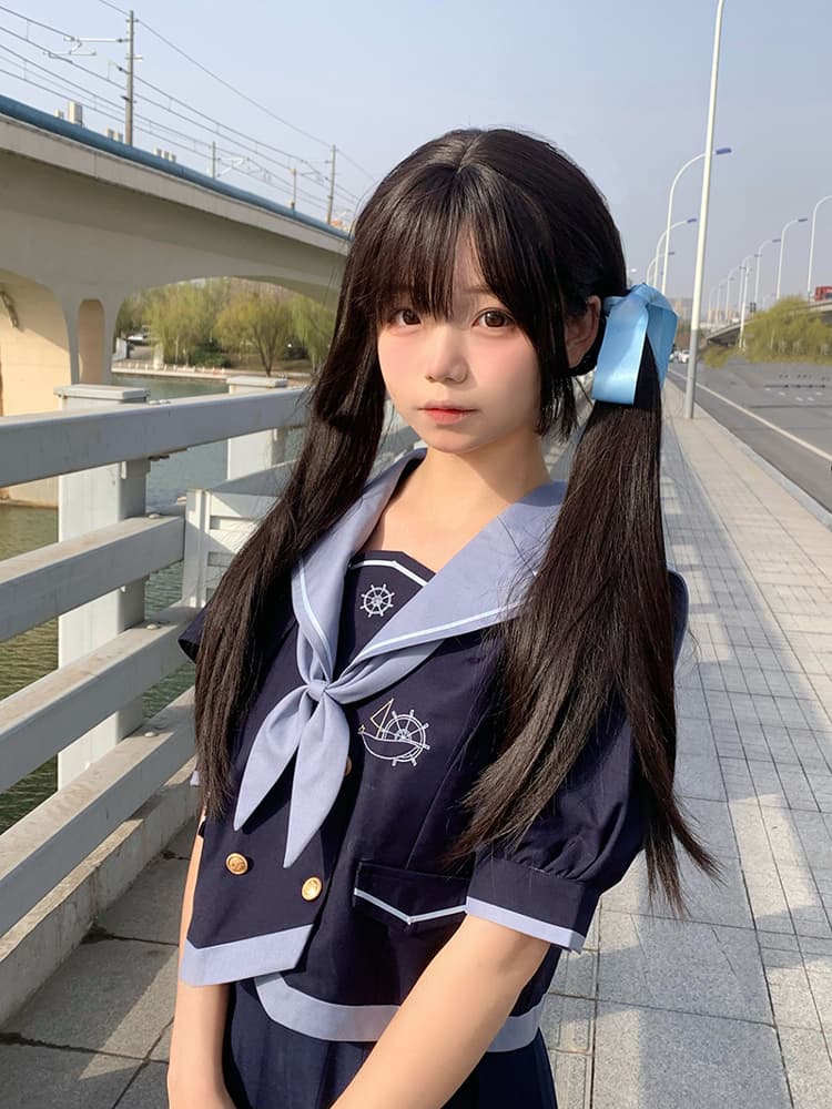 ブルー マリンセーラー制服セット