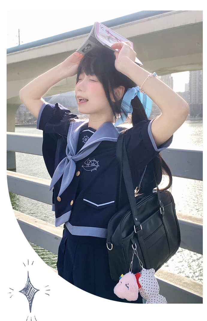 ブルー マリンセーラー制服セット