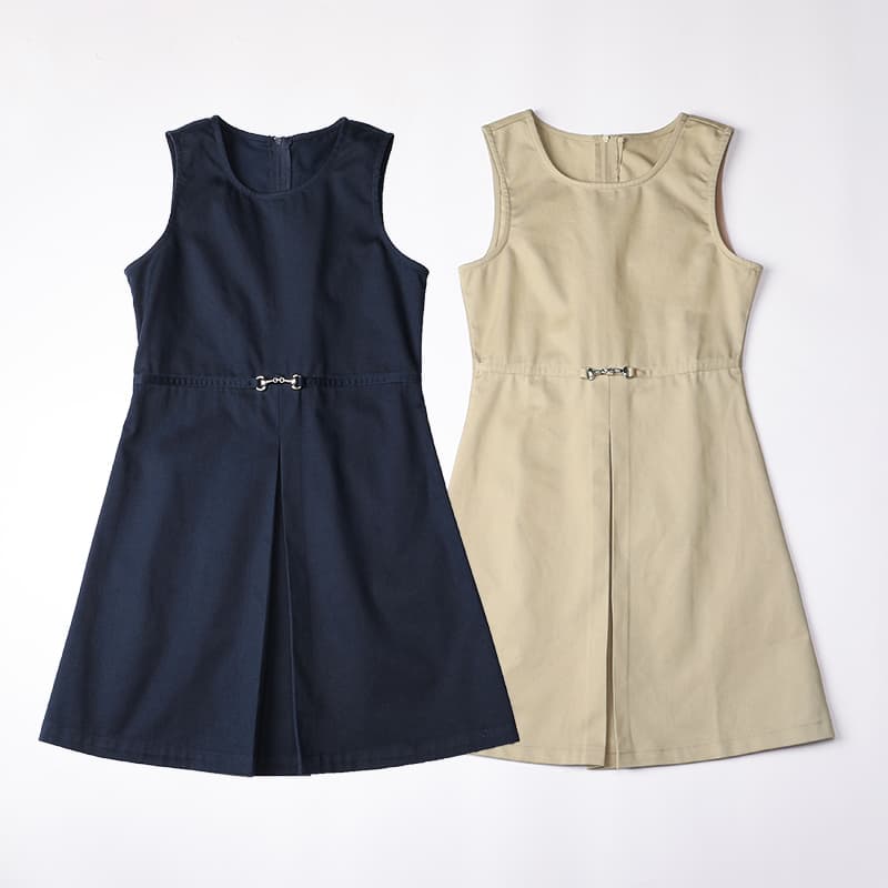 【キッズ】制服 ノースリーブプリーツジャンパースカート